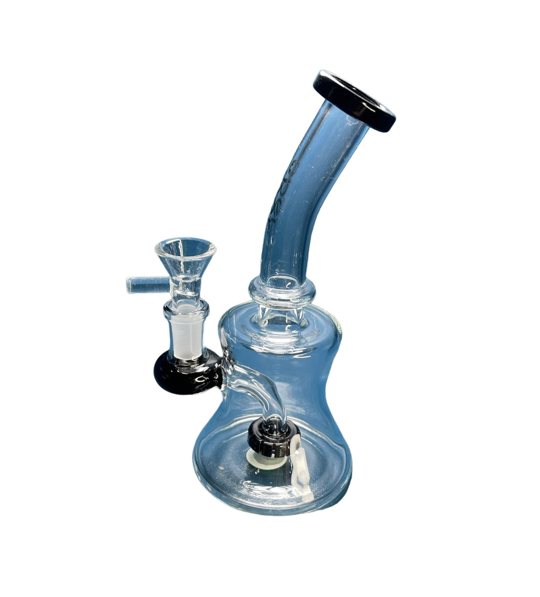 Colour Rim Glass Bong