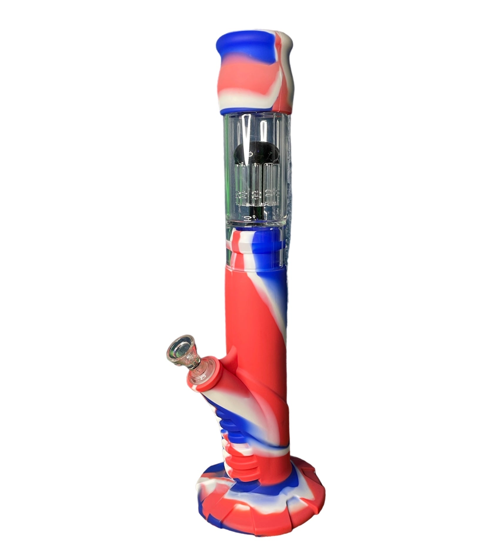 Red / Blue Silicone Bong